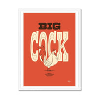 Prodigi Fine art 18"x24" / White Frame Timba Smits | Big Cock