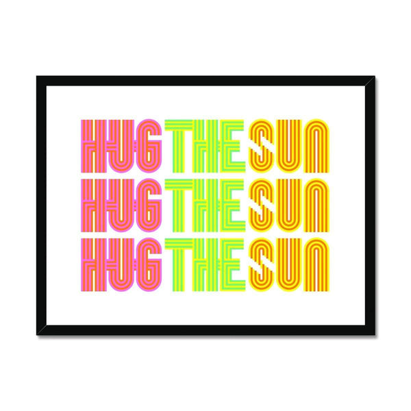 Prodigi Fine art 24"x18" / Black Frame Sarah Boris | Hug the Sun Framed Print
