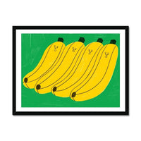 Prodigi Fine art 24"x18" / Black Frame Tess Smith-Roberts | Bananas