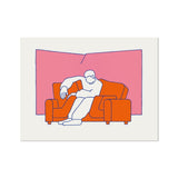 Prodigi Fine art 24"x18" Couchsurfing Fine Art Print
