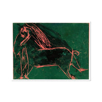 Prodigi Fine art 24"x18" Uduehi Imienwanrin | Pink Horse In Shadow Fine Art Print