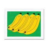 Prodigi Fine art 24"x18" / White Frame Tess Smith-Roberts | Bananas