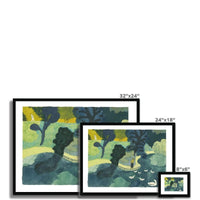 Prodigi Fine art Charlotte Ager | Big  Greens Framed Print